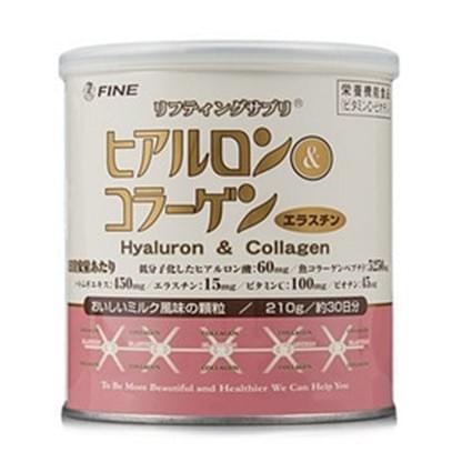 日本 Fine 優之源透明質酸及膠原蛋白(罐裝) (210g)