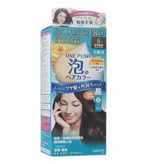 Dariya 沙龍級白髮用染髮泡沫(5自然棕色) (1box) (5 Natural Brown)